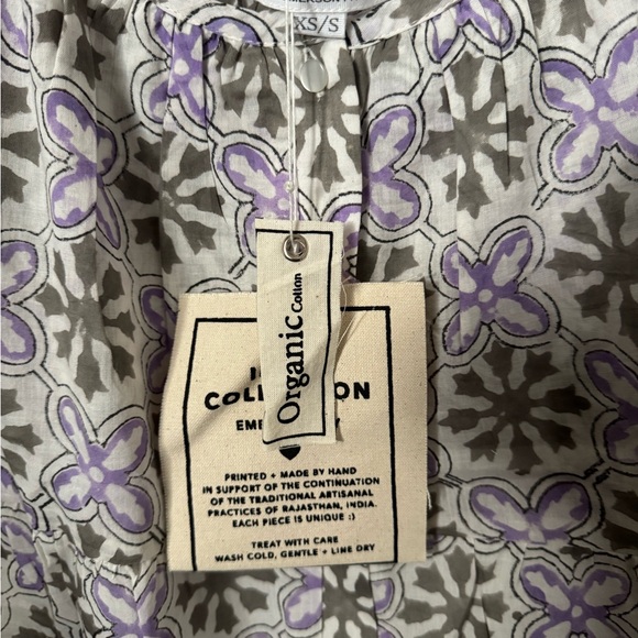 Emerson Fry Button Front Midi Sundress - Cora Flower - XS/S - Picture 8 of 9